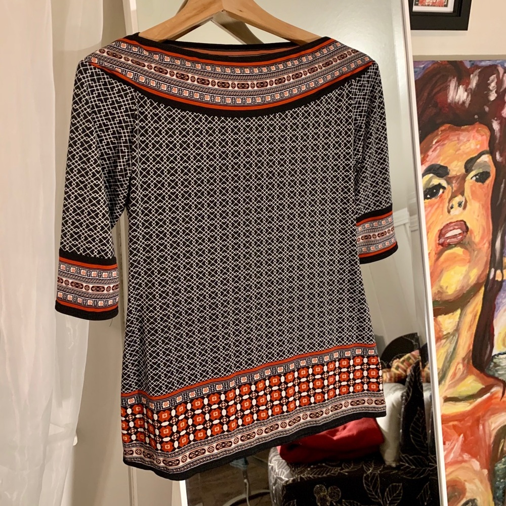 Max Studio Patterned Top